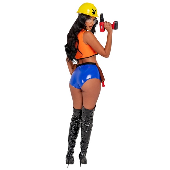 Roma PB143 Playboy Construction Cutie Costume - Picture 2 of 3
